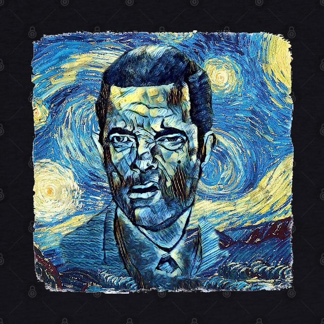 Mr Bean Van Gogh Style by todos